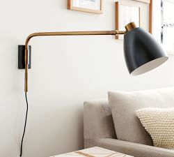 Reese Articulating Arm Plug-in Sconce (14')