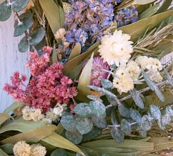 Dried Eucalyptus Wildflower Wreath