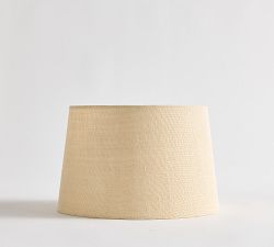 Gallery Burlap Tapered Drum Lamp Shade (14"-20'')