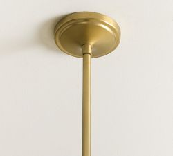 Metal Diffuser Bell Pole Pendant (14")