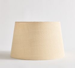 Gallery Burlap Tapered Drum Lamp Shade (14"-20'')