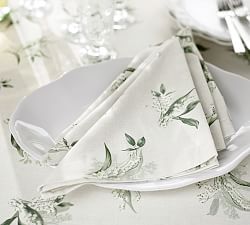 Monique Lhuillier Lily of the Valley Cotton Napkins - Set of 4