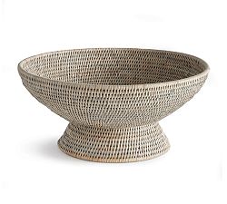 Rattan Open Top Decorative Bowl