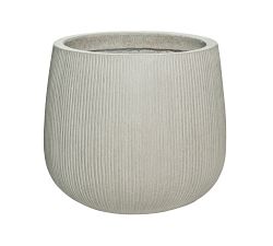 Ridged Rounded Cylinder Ficonstone Planters
