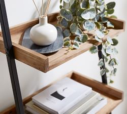 Trenton Ladder Shelf with Mirror