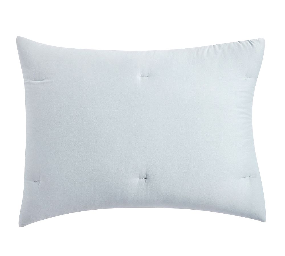 Standard set of 2 Dream Brushed Cotton Sateen Comforter - Chambray
