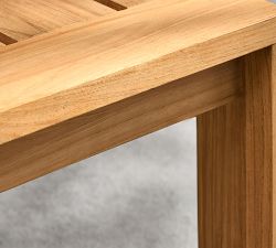 Malibu Teak Outdoor Dining Bench (48")