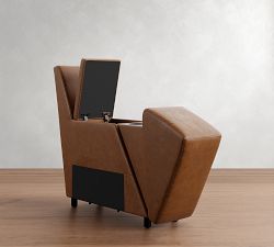 Big Sur Leather Storage Console