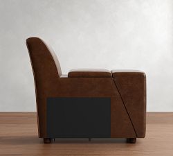 Turner Leather Storage Console