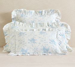 LoveShackFancy Belgian Flax Linen Rose Sham