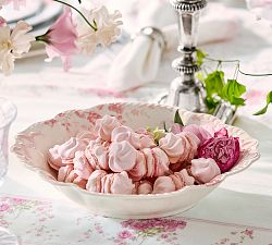 LoveShackFancy Floral Bow Porcelain Serving Bowl