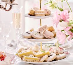 LoveShackFancy Garden Floral Tiered Stand