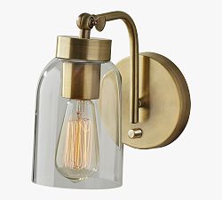 Bianca Hand-Blown Glass Sconce (5'')