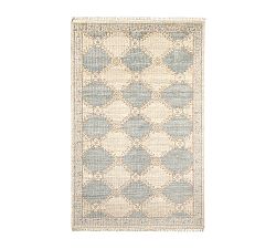 Open Box: Montclair Hand-Knotted Rug, 5' x 8' - Chambray/Natural
