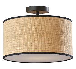 Haven Woven Flush Mount (15'')