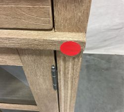 Open Box: Build Your Own Livingston Modular Collection, Glass Door Cabinet without Top, 35" - Seadrift