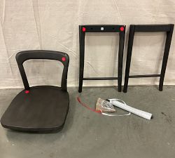 Open Box: Cline Swivel Counter Stool (24") - Charcoal