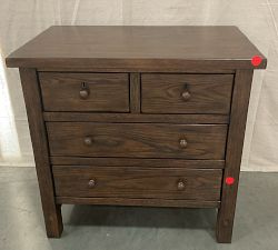 Open Box: Farmhouse 4-Drawer Nightstand (28.5") - Sienna Brown