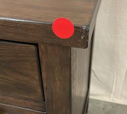 Open Box: Farmhouse 4-Drawer Nightstand (28.5") - Sienna Brown