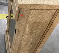 Open Box: Modular Bar Collection, Cabinet Base with Glass Doors - Seadrift