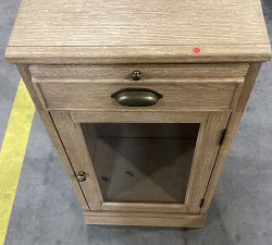 Open Box: Modular Bar Collection, Cabinet Base with Glass Doors - Seadrift