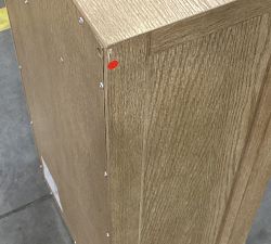 Open Box: Modular Bar Collection, Cabinet Base with Glass Doors - Seadrift