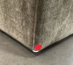 Open Box: Remmy Swivel Chair (39") - Rustic Chenille Dark Moss