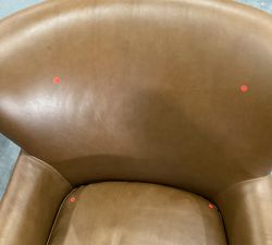 Open Box: Willem Leather Chair - Vintage Caramel