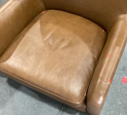 Open Box: Willem Leather Chair - Vintage Caramel