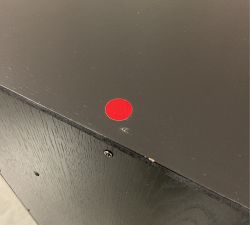 Open Box: Modular Bar, Glass Door Base - Black