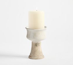 French Glaze Candle Holder