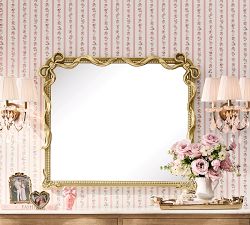 LoveShackFancy Gold Bow Frame