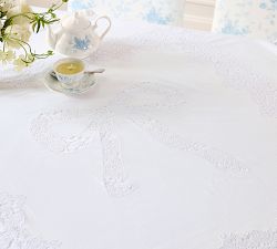 LoveShackFancy Lace Cotton Table Throw