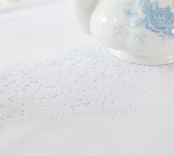 LoveShackFancy Lace Cotton Table Throw