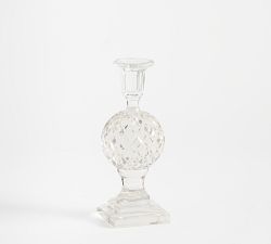 LoveShackFancy Cut Glass Ball Candle Holder