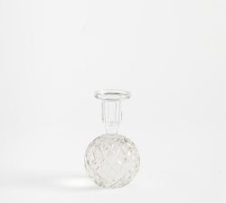 LoveShackFancy Cut Glass Ball Candle Holder