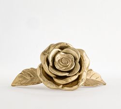 LoveShackFancy Brass Rose Object