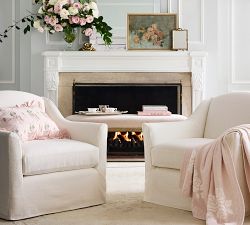 LoveShackFancy Embroidered Floral Bow Pillow