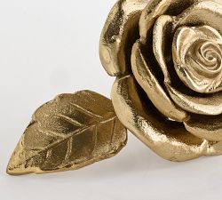 LoveShackFancy Brass Rose Object