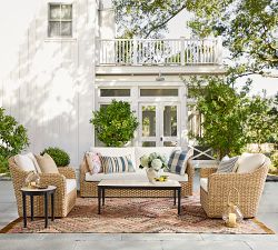 Boca Wicker Outdoor Swivel Lounge Chair