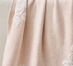 LoveShackFancy Knit Roses Throw