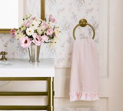 LoveShackFancy Ruffle Bow Towel