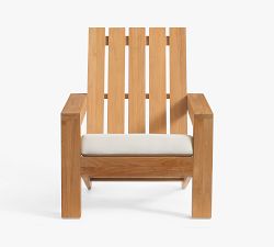 Malibu Teak Outdoor Adirondack Lounge Chair