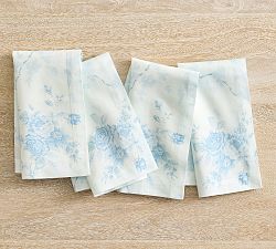 LoveShackFancy Cotton Rose Napkins - Set of 4