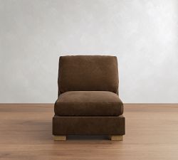 Build Your Own Turner Deep Seat Roll Arm Leather Sectional