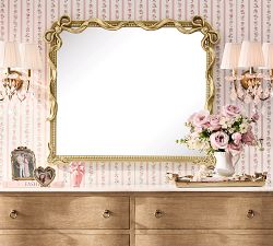 LoveShackFancy Figural Brass Ribbon Tray