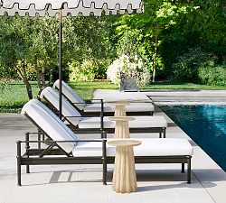 Ellis Metal Outdoor Single Chaise