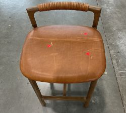 Open Box: Axel Leather Stool