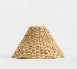 Artisan Tapered Rattan Shade (18"-21")