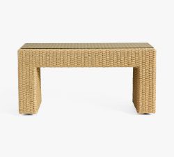 Kostas Wicker Outdoor Console Table (60")